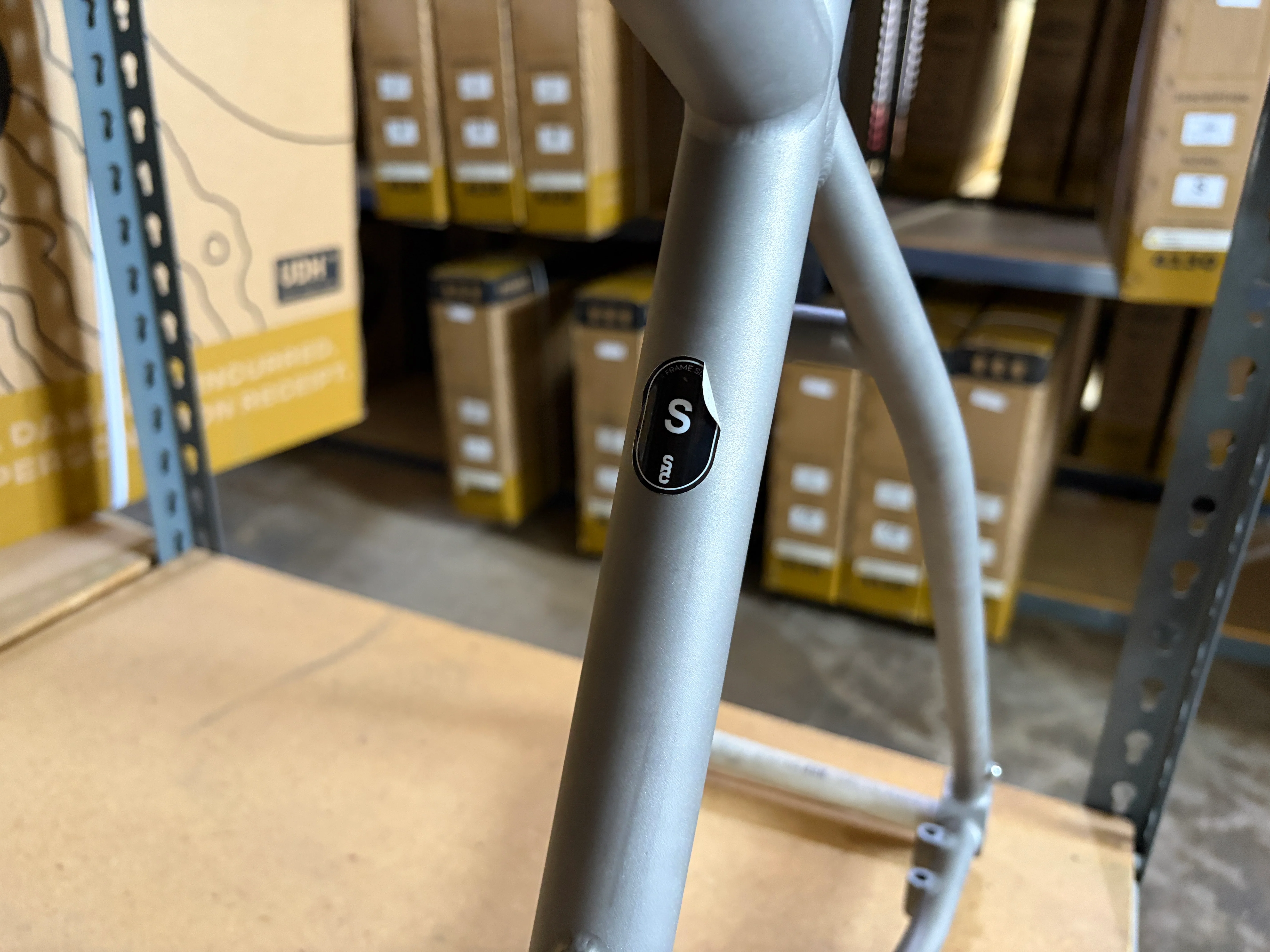 #1578 – Titanium All-Road Frame | Titanium (Size Small, Very Good Condition) - Image 4