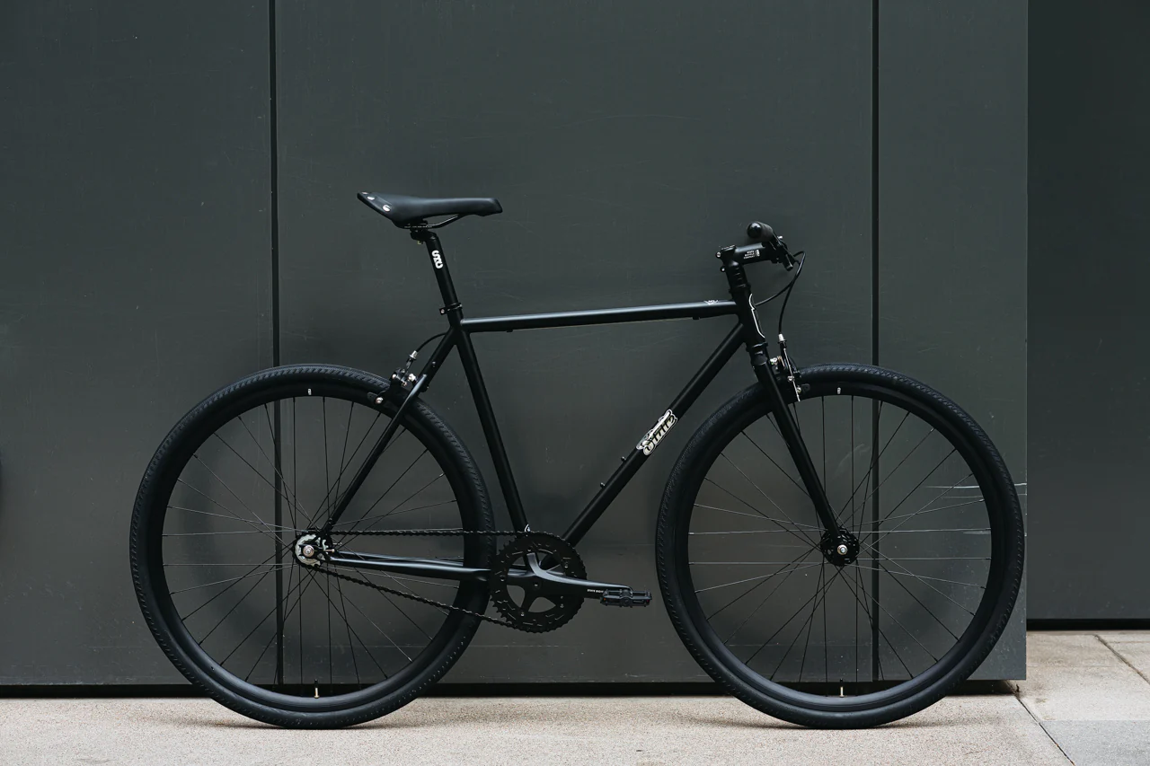 4130 - Matte Black / Mirror – (Fixed Gear / Single-Speed) - Image 11