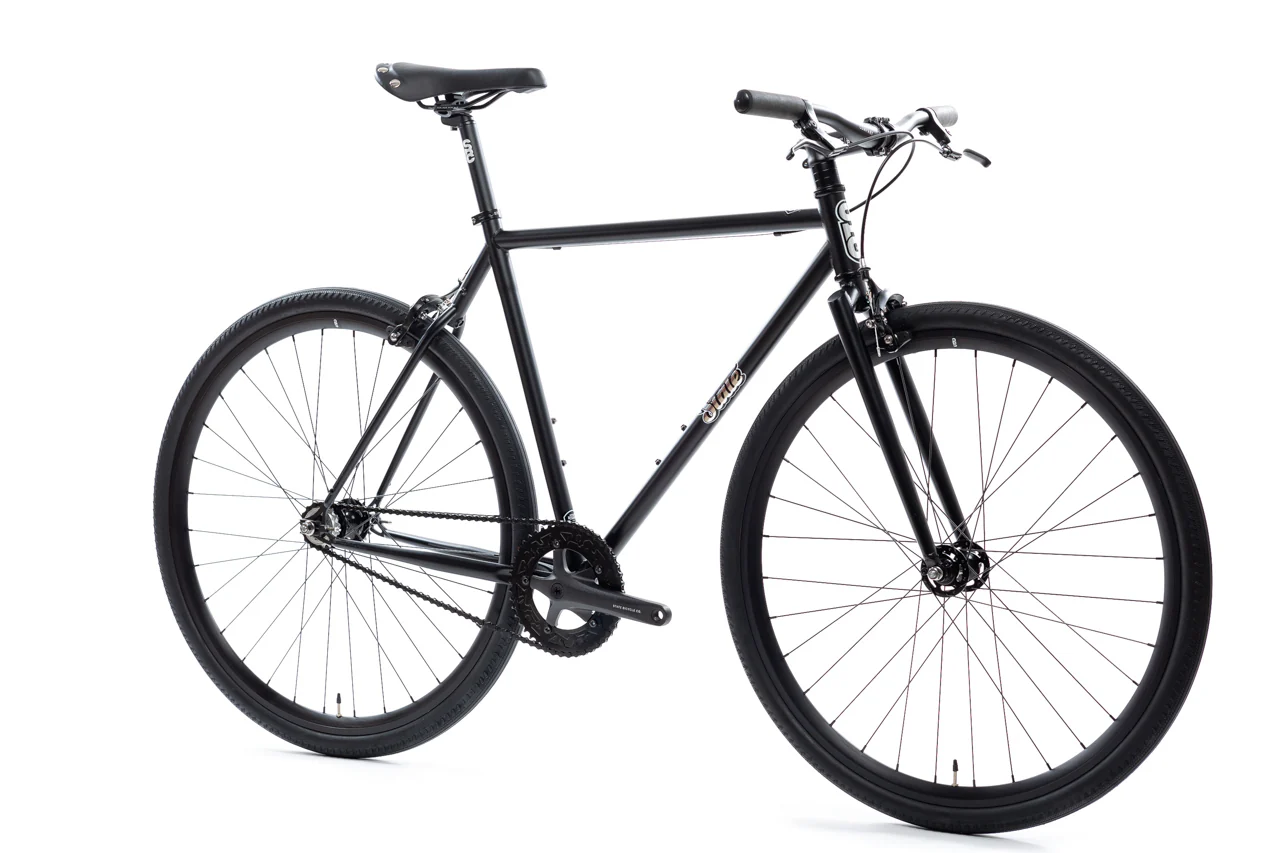 4130 - Matte Black / Mirror – (Fixed Gear / Single-Speed) - Image 7