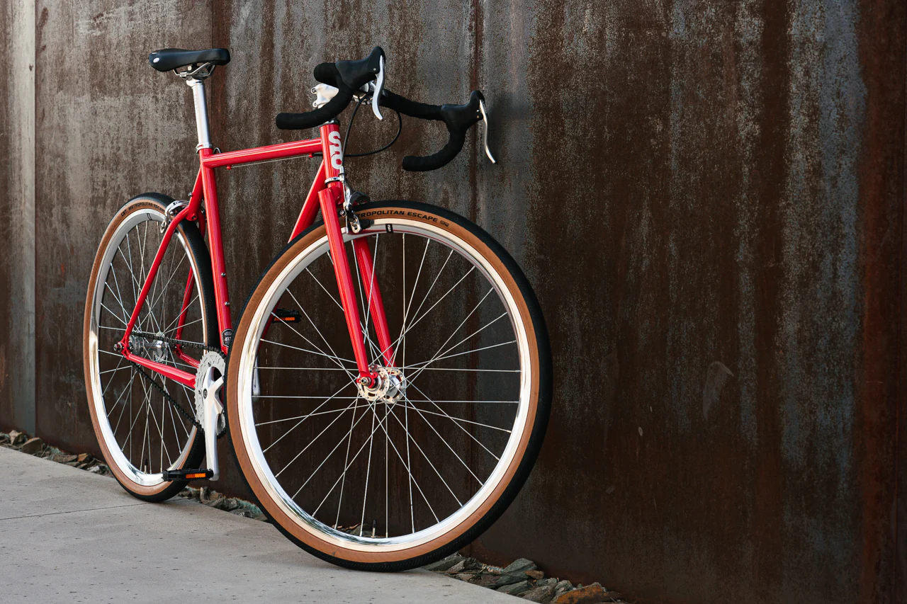 4130 - Tropical Red – (Fixed Gear / Single-Speed) - Image 12