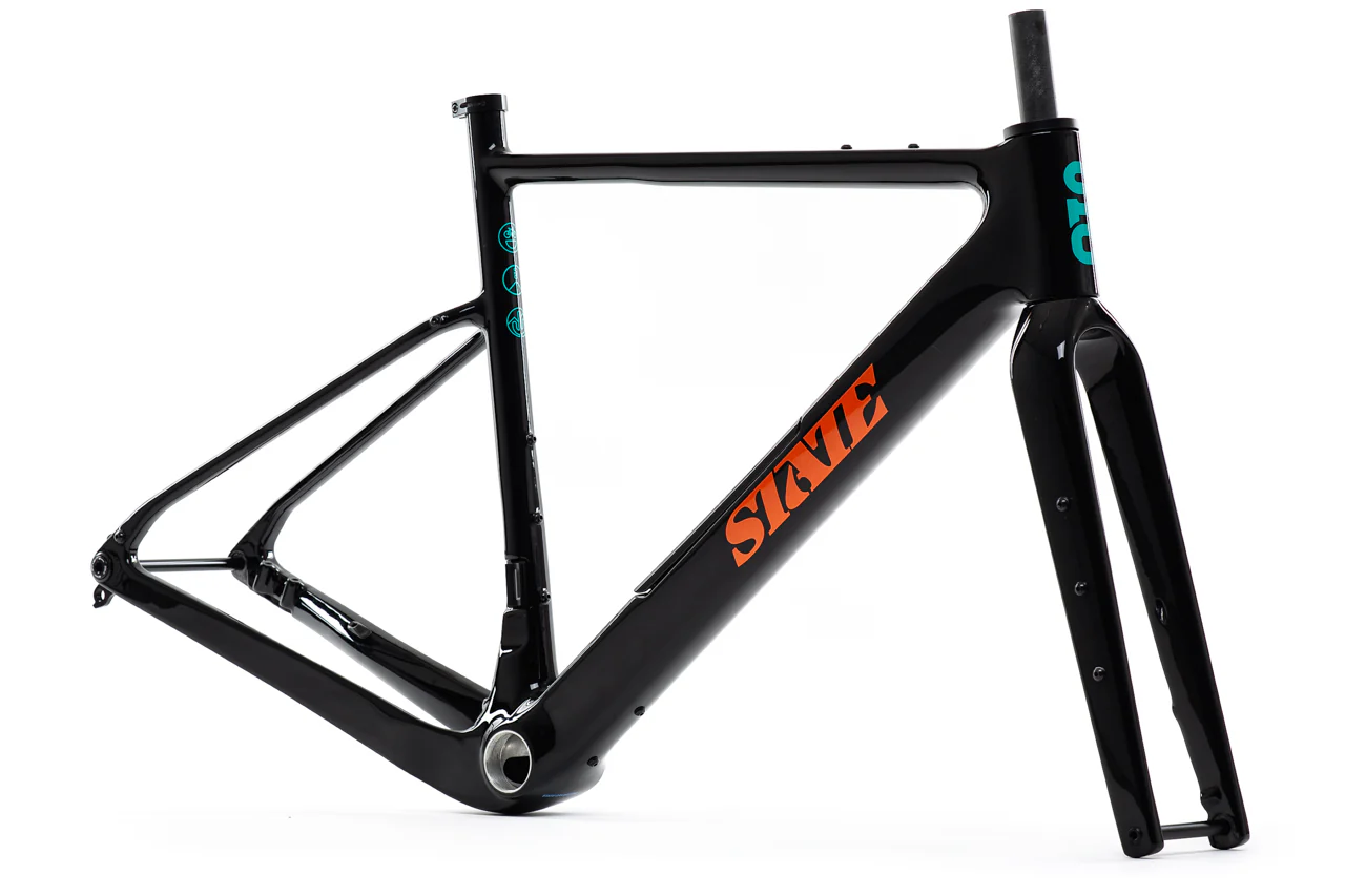 Carbon All-Road v2 Frame & Fork Set - Sidewinder Black - Image 5