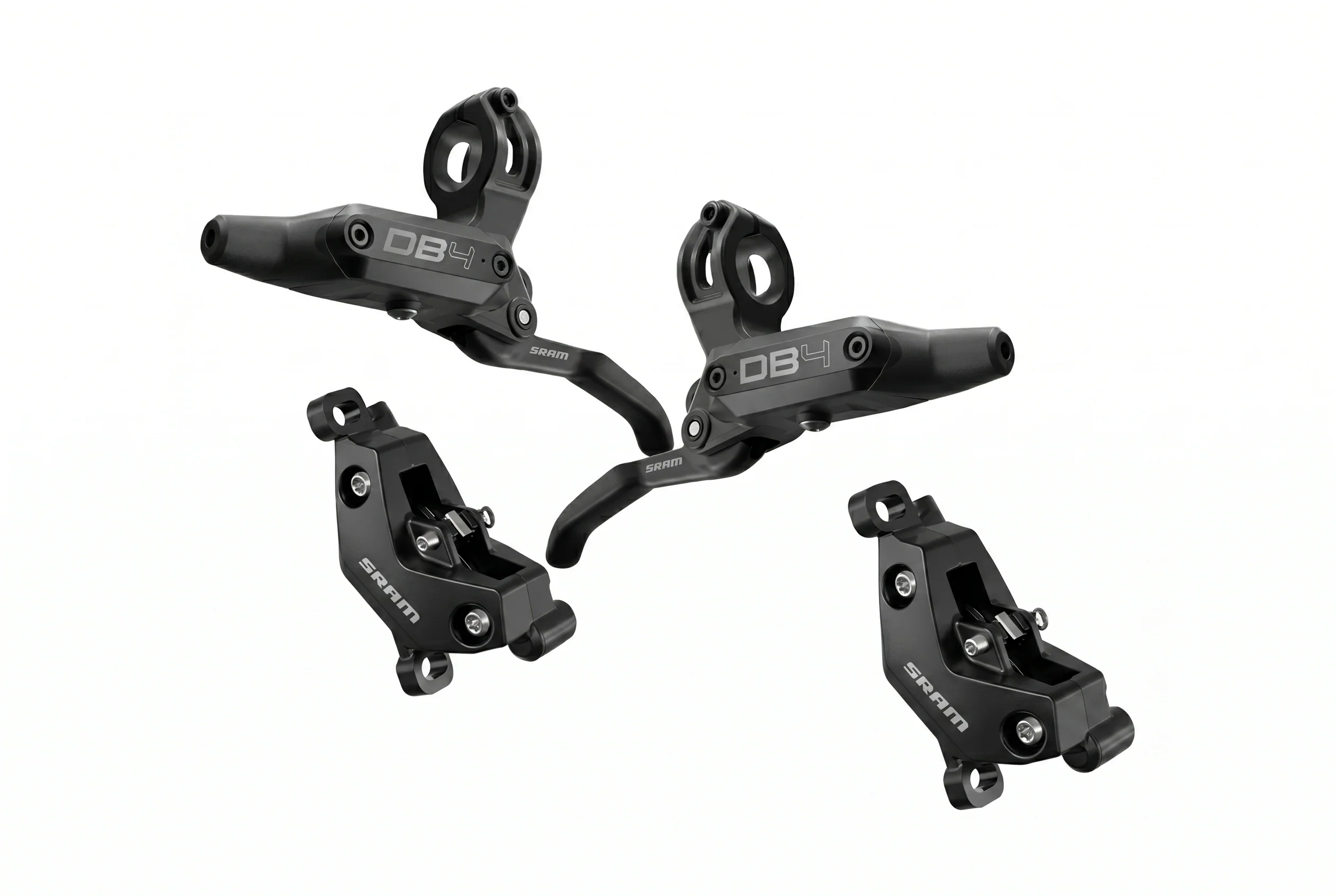 SRAM DB4 Hydraulic Disc Brake & Lever Set (Front and Rear) - Image 4