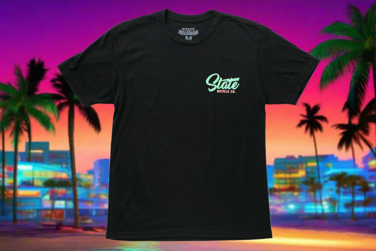 State Bicycle Co. - "Manufacturing The Finest" - Premium T-Shirt ("Miami Vice") - Image 4