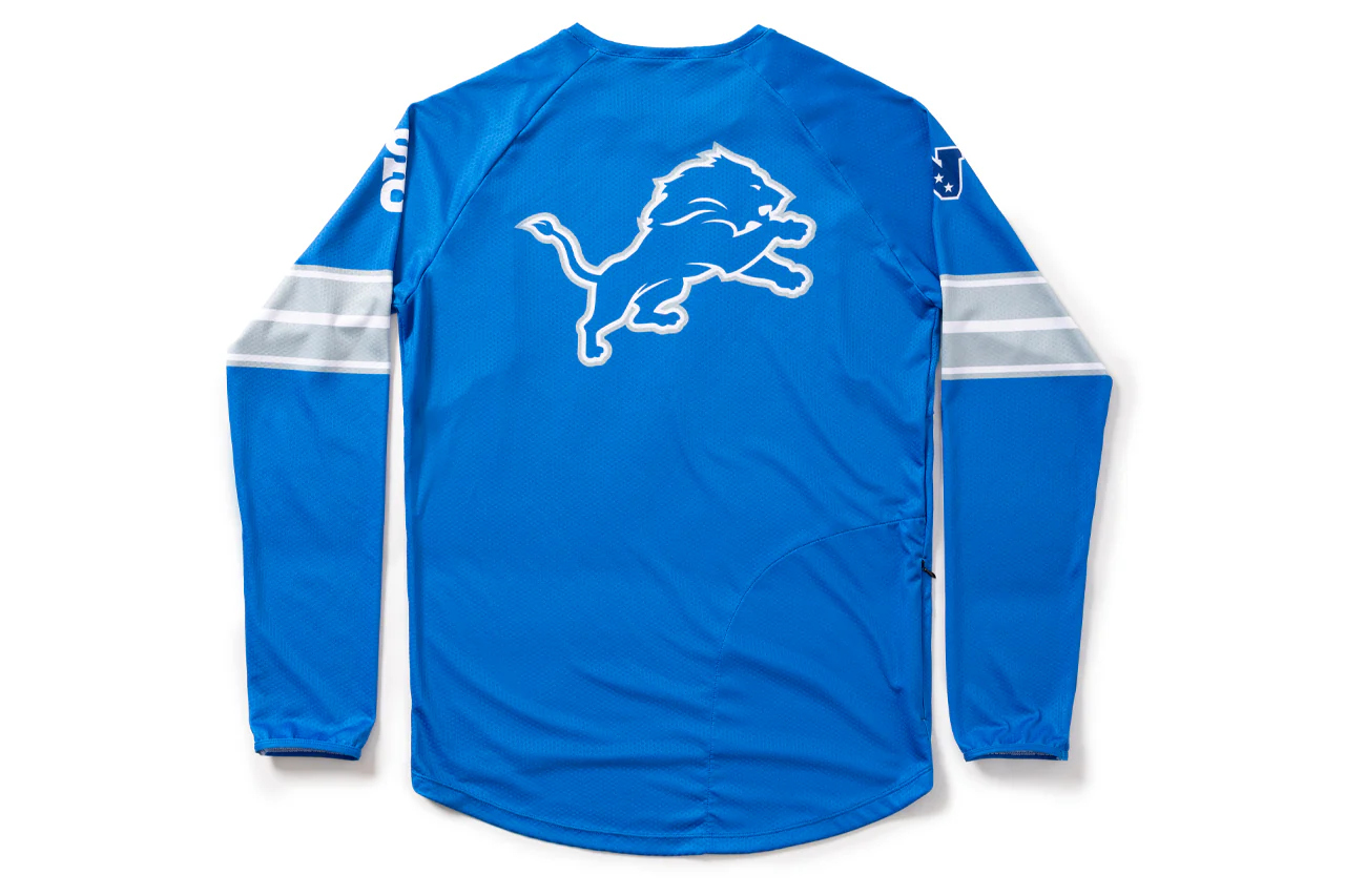 State Bicycle Co. | NFL Collection – Long-Sleeve MTB Jersey – Detroit Lions - Image 6