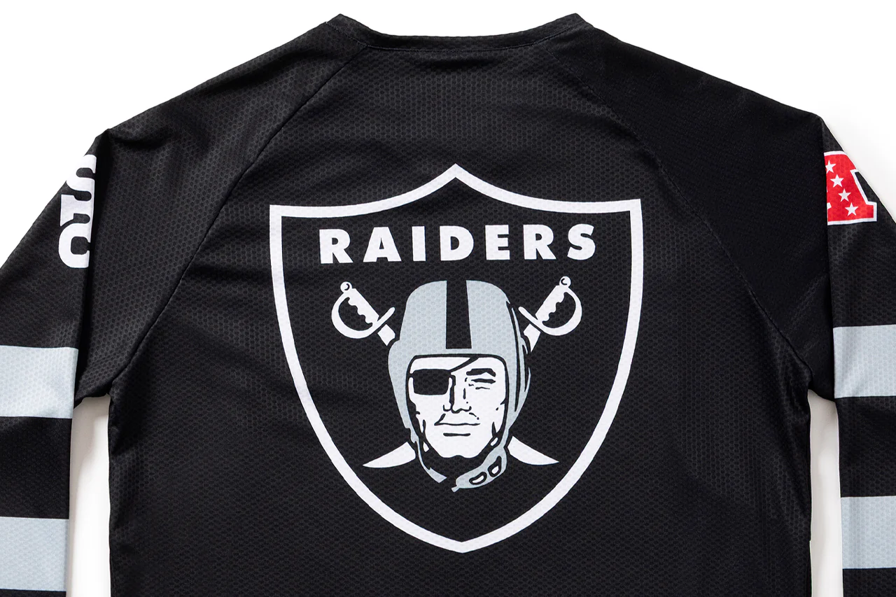 State Bicycle Co. | NFL Collection – Long-Sleeve MTB Jersey – Las Vegas Raiders - Image 3