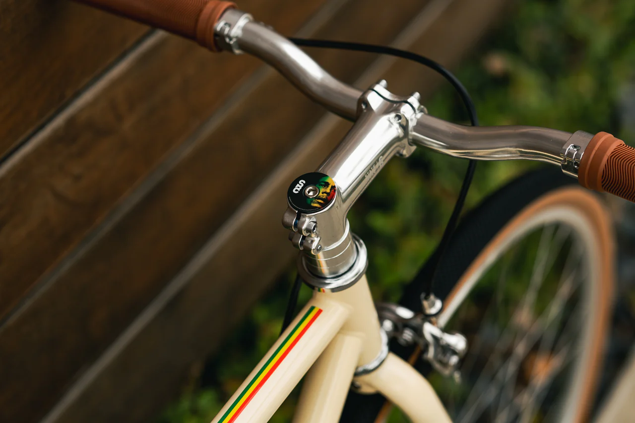 State Bicycle Co. x Bob Marley - "Rasta" Headset Top Cap - Image 2